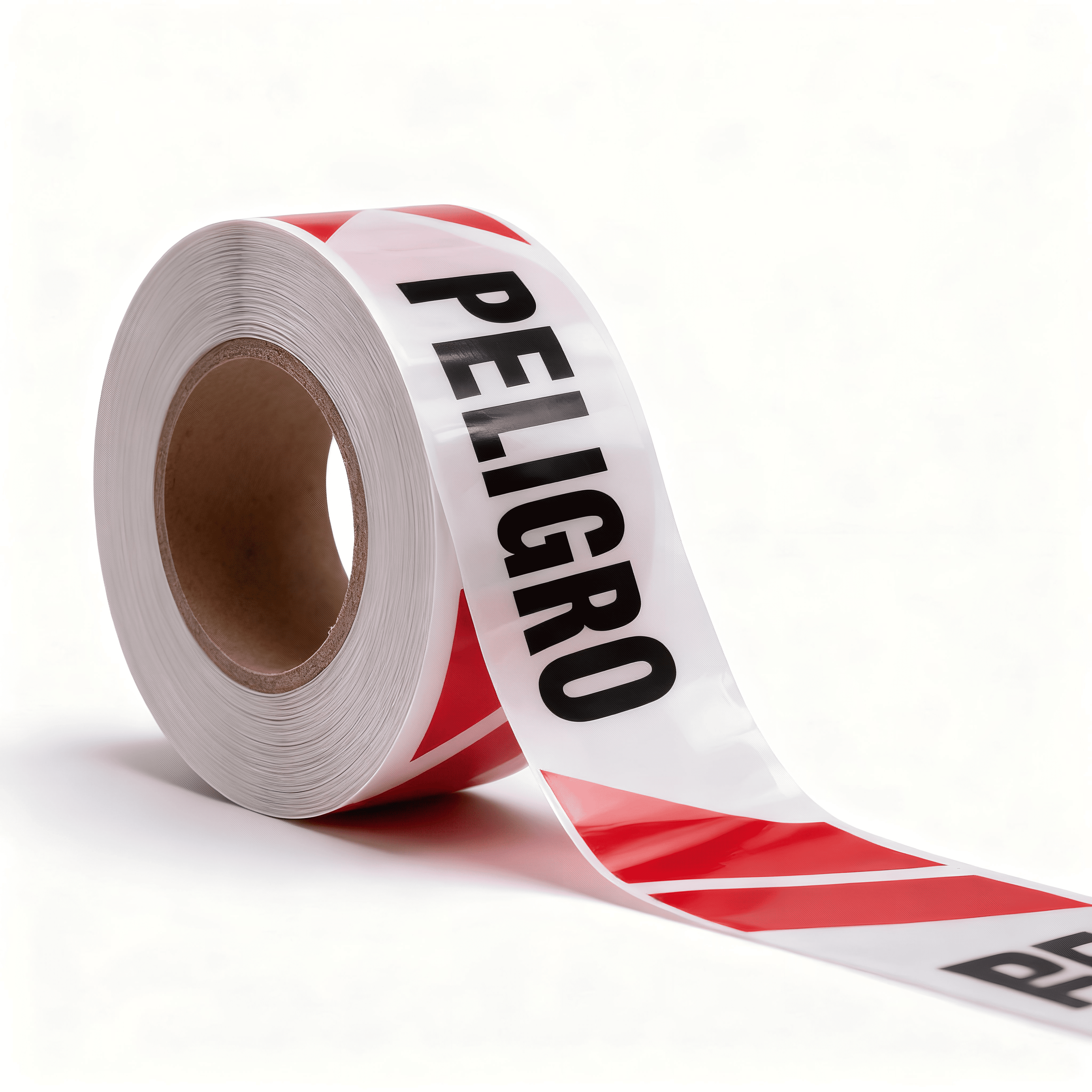 Cinta de Peligro Roja y Blanca 350 m | Rollo de Señalización