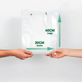 Bolsa Tipo Taco Transparente 30x40 cm HDPE Virgen 9 Micras | Paquete 100 Unidades