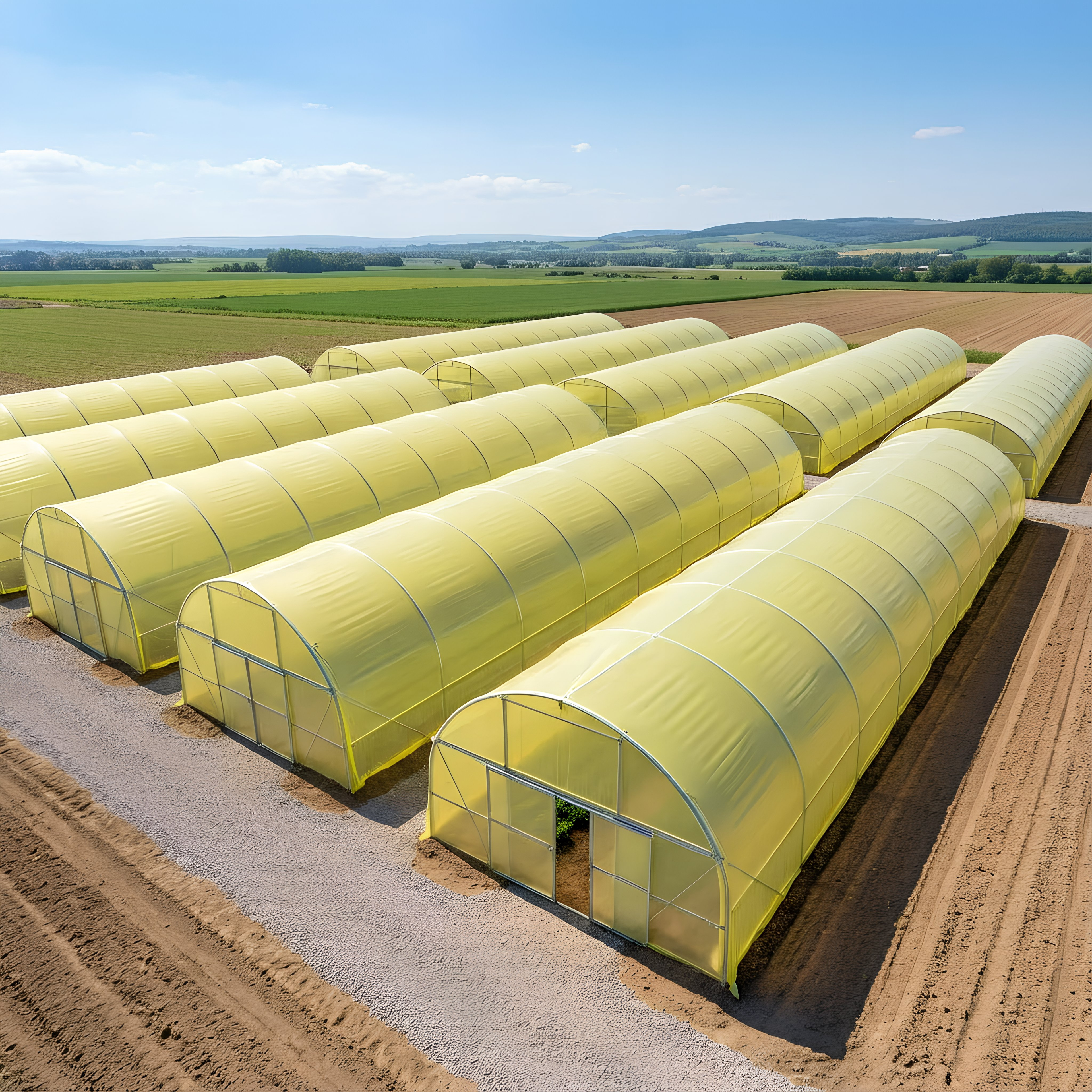 Folio de Plástico para Invernadero 4 x 80 m | UV T1, UV T2 o Térmico | Polietileno Agrícola