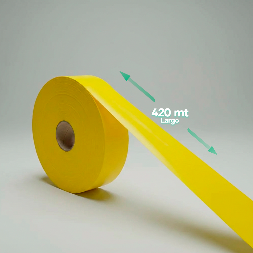 Cinta de Amarre para Parra o Viña Amarilla 420 m | Flexible y Resistente