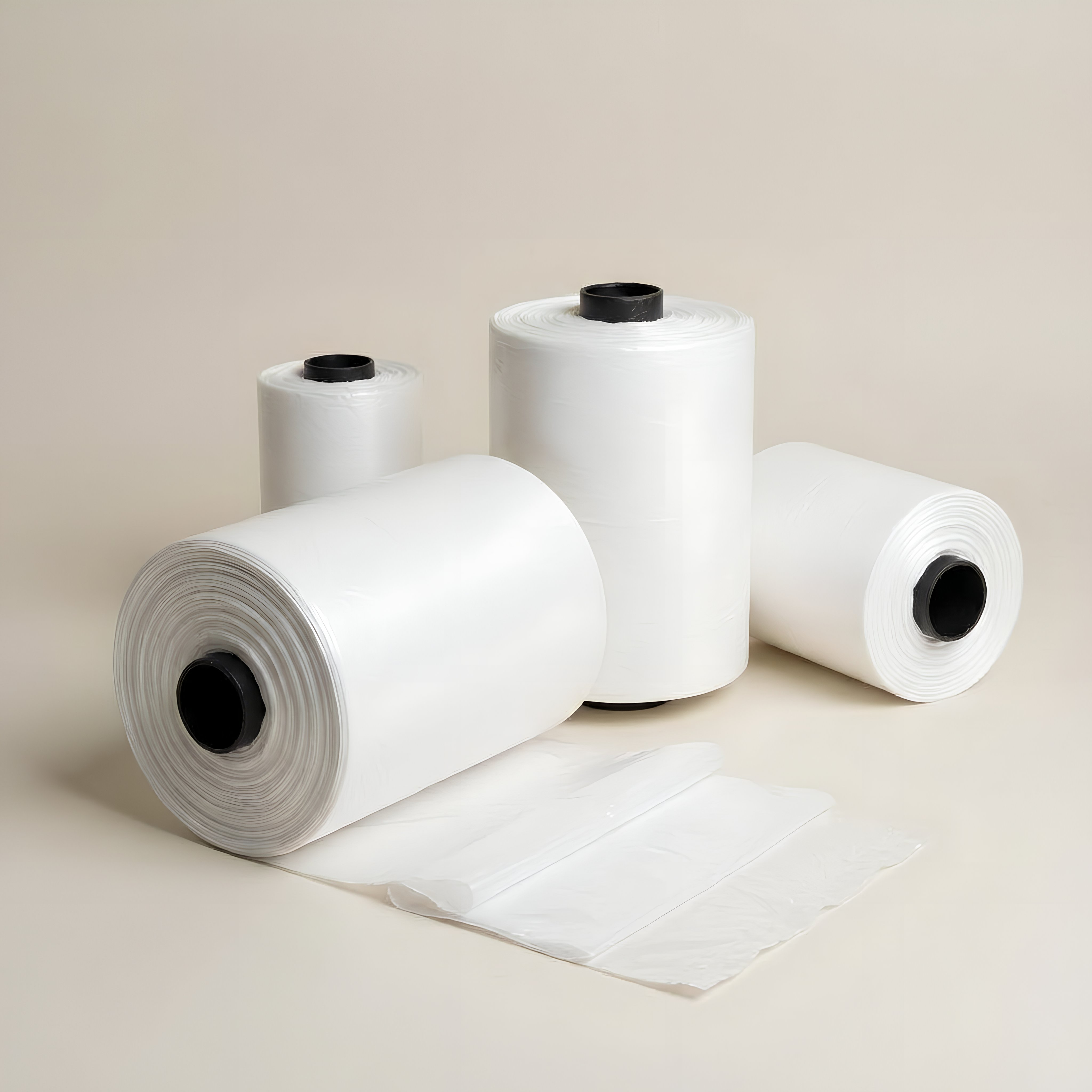 Bolsa Tipo Pull Pack Transparente 35x50 cm 8 Micras | 4 Rollos | 700 Unidades