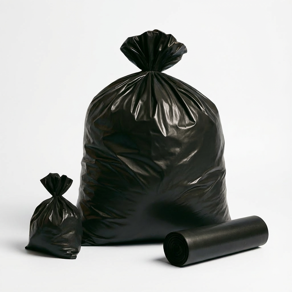 Bolsa de Aseo Industrial Negra 100x120cm - Saco de 200 unidades