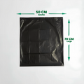 Bolsa de Aseo Industrial Negra 50x70cm - Saco de 1000 unidades