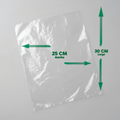 Bolsa PEBD Transparente 25x30 cm | Saco 6.000 Unidades