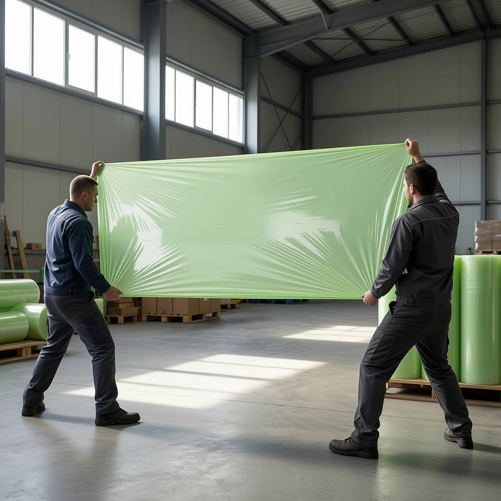 Folio de Plástico para Invernadero 4 x 80 m | UV T1, UV T2 o Térmico | Polietileno Agrícola